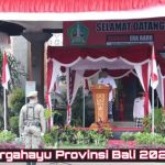 Upacara Bendera Peringatan Hari Jadi Ke-64 Provinsi Bali Tahun 2022