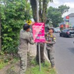 Giat Patroli Pelepasan Banner dan Spanduk